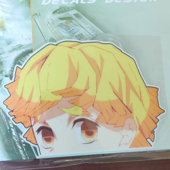 Zenitsu Demon Slayer Car Sticker Anime - Picture 2 of 4